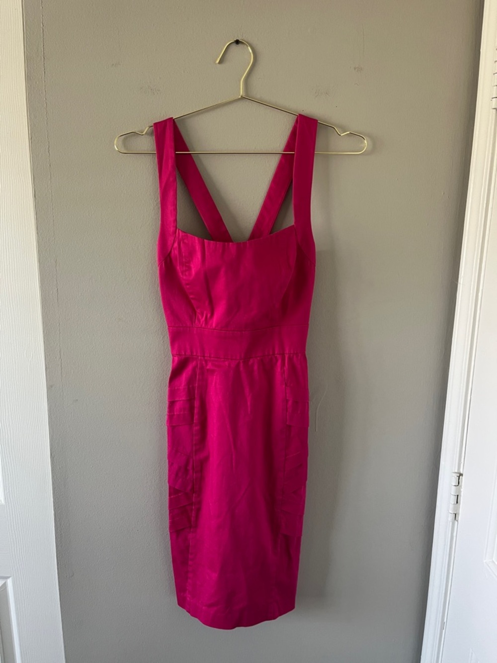 Calvin Klein Fitted Pink Dress